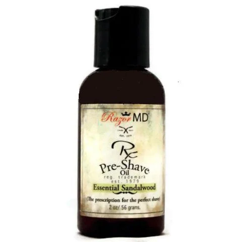 Razor MD Essential Sandalwood Pre Shave Oil (56ml) | Mankind